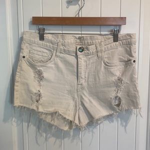 Current/Elliott cut off denim shorts